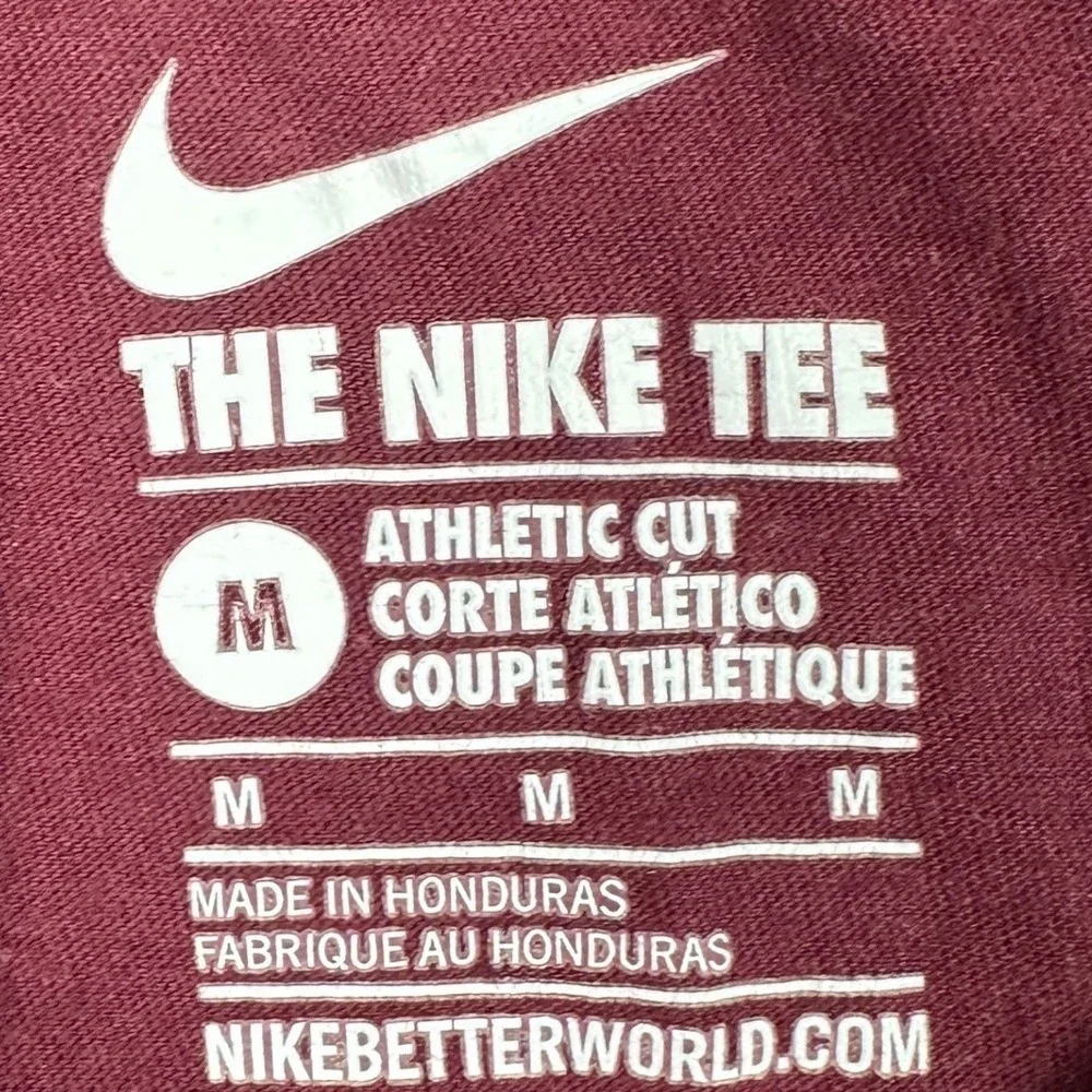 Minnesota Golden Gophers Nike T-Shirt Mens Medium Maroon Pride On Ice Hockey Tee